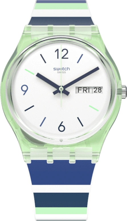 Swatch,Originals 34mm,34mm,Plastic,White,Open,GG711