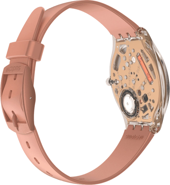 Swatch,SKIN 36.80mm,36.80mm,Plastic,Pink,SVOK108