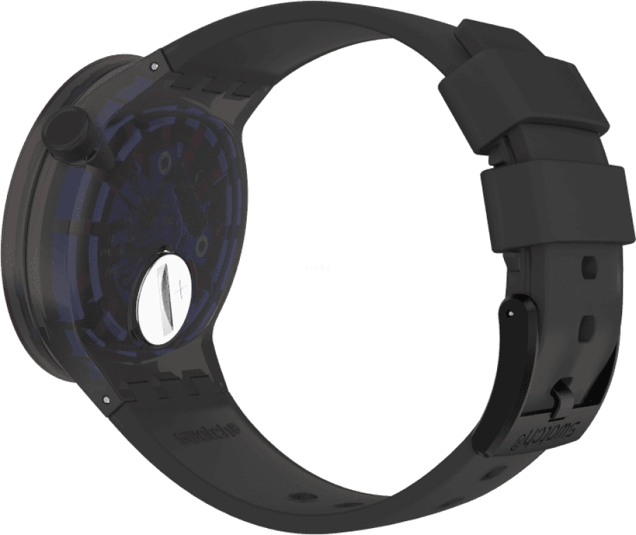 Swatch,THE BOLD 47mm,47mm,Plastic,Blue,SO27B111