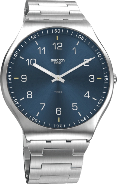 Swatch,SKIN ,Stainless Steel,Blue,SS07S106G