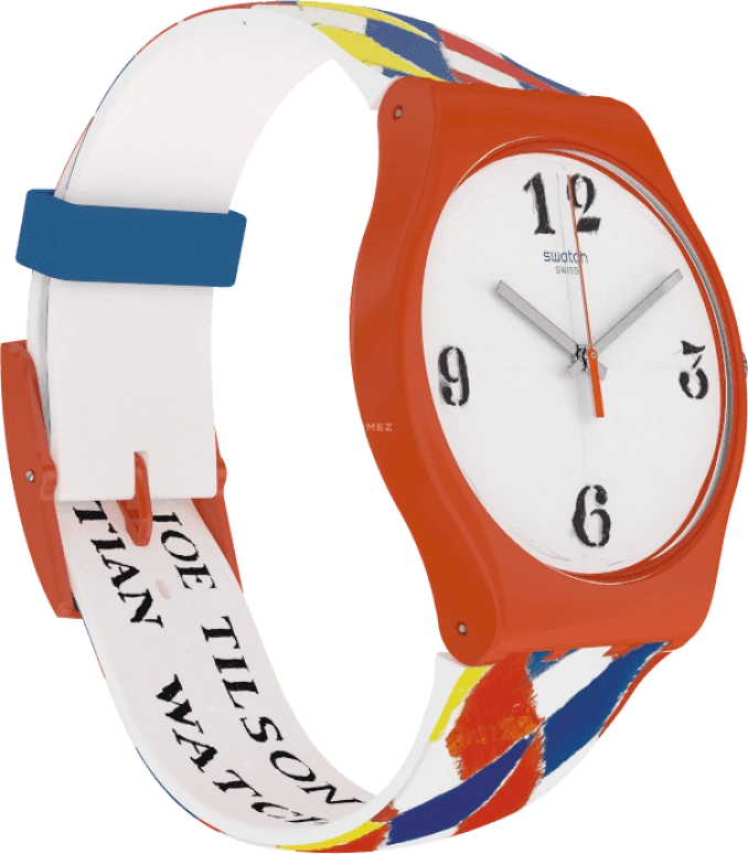 Swatch,Originals 41mm,41mm,Plastic,White,Sapphire,Crystal Glass,SUOZ312S