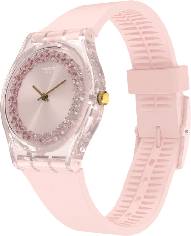 Swatch,Originals 34mm,34mm,Plastic,Pink,GP164