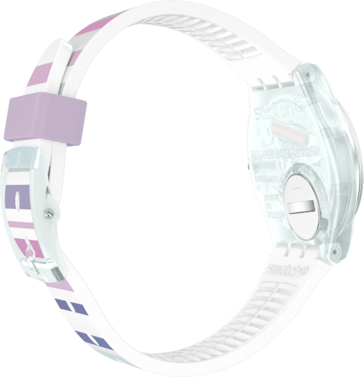 Swatch,Originals 34mm,34mm,Plastic,White,Open,GL702