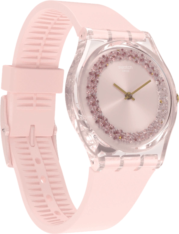 Swatch,Originals 34mm,34mm,Plastic,Pink,GP164