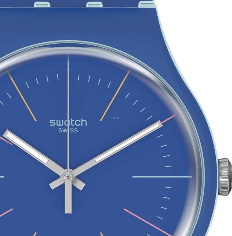 Swatch,Originals 41mm,41mm,Plastic,Blue,SUOS403