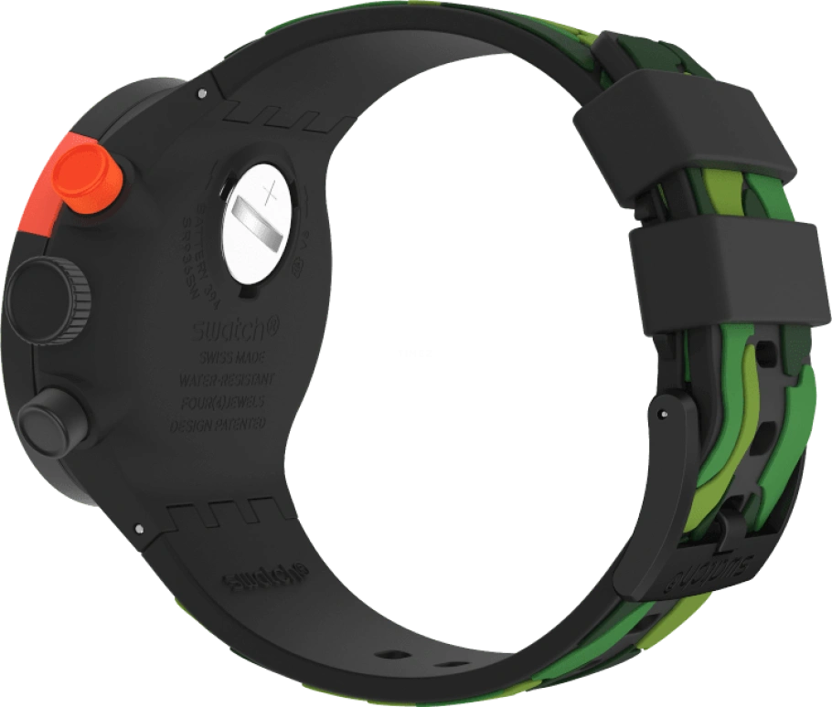 Swatch,THE BOLD 47mm,47mm,Plastic,Black,SB02B409