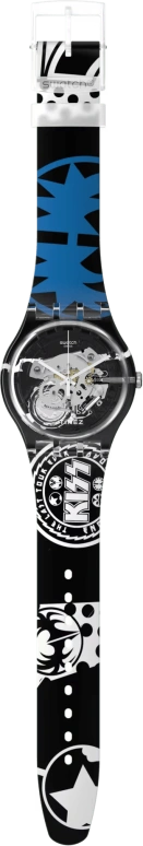 Swatch,Other 41mm,41mm,Plastic,Transparent,Quartz,Sapphire,Crystal Glass,Round,SUOK137,SUOK137-044