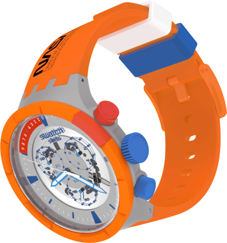 Swatch,THE BOLD 47mm,47mm,Bioceramic,Ceramic,Sapphire,Crystal Glass,SB04Z401