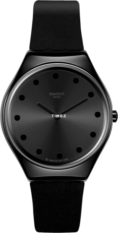 Swatch,Other 38mm,38mm,Stainless Steel,Black,Quartz,Sapphire,Crystal Glass,Round,SYXB106