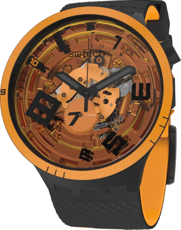Swatch,Other 47mm,47mm,Sapphire,Crystal Glass,SB01B127