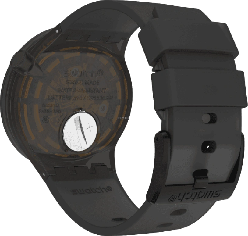 Swatch,THE BOLD 47mm,47mm,Plastic,Coffee,Brown,SO27B112