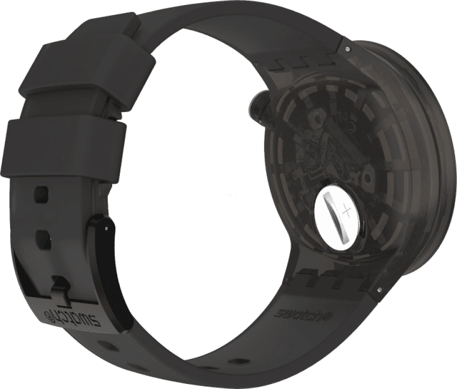 Swatch,THE BOLD 47mm,47mm,Plastic,Coffee,Brown,SO27B115