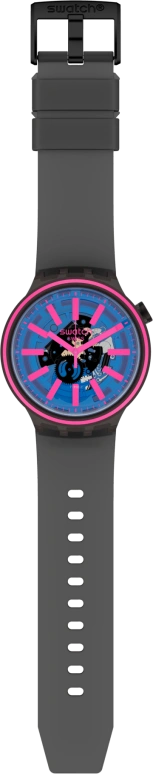Swatch,THE BOLD 47mm,47mm,Plastic,Blue,SO27B111