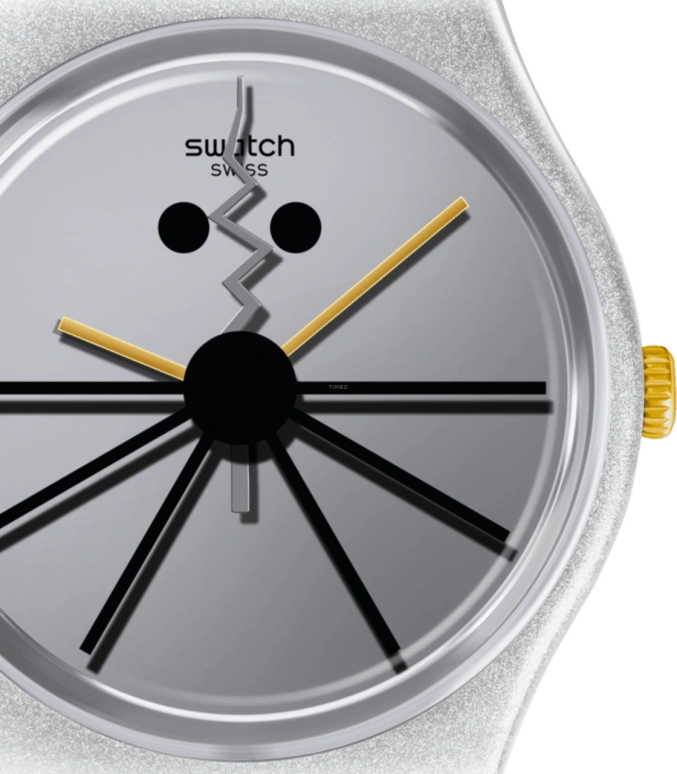 Swatch,Originals 34mm,34mm,Plastic,Sapphire,Crystal Glass,GZ327
