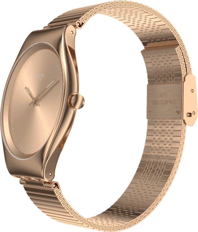 Swatch,SKIN ,Stainless Steel,Gold,SYXG101GG