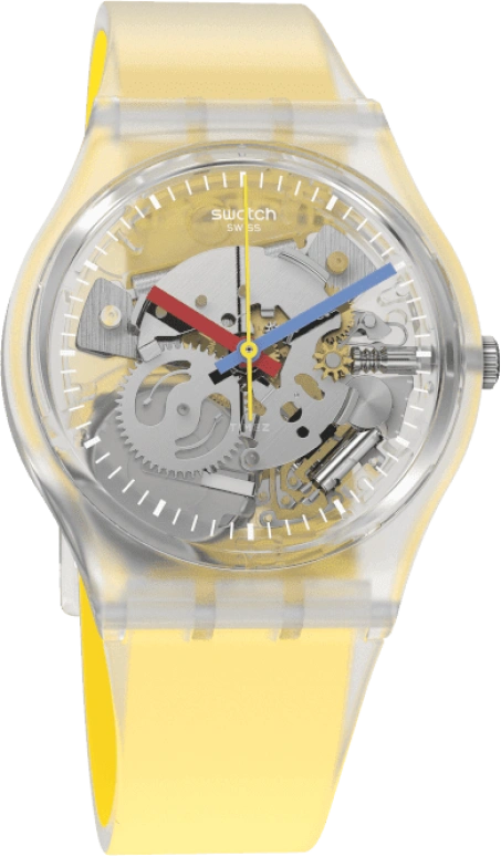 Swatch,CLEAR 34mm,34mm,Open,GE291