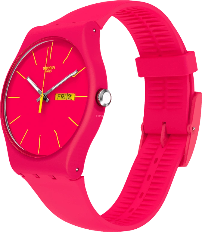 Swatch,CLASSIC ,Plastic,Red,SUOR704