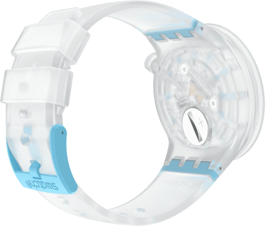 Swatch,THE BOLD 47mm,47mm,Plastic,White,SO27E105