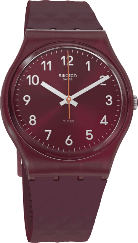 Swatch,Originals 34x39.20mm,34x39.20mm,Plastic,Red,GR184