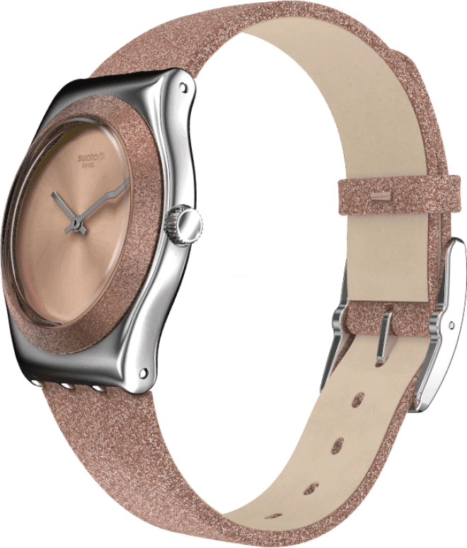 Swatch,IRONY 33x38mm,33x38mm,Coffee,Brown,YLS220