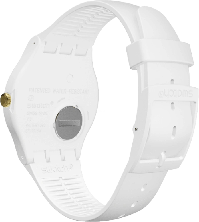 Swatch,Originals 41mm,41mm,Plastic,Yellow,SUOZ148
