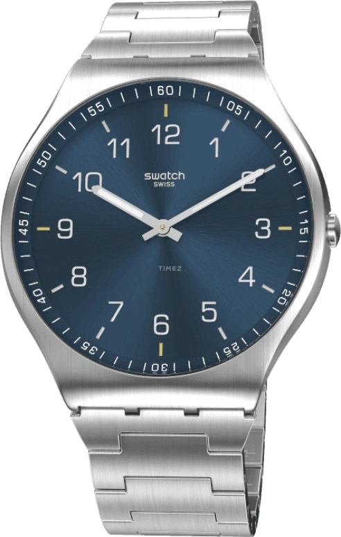 Swatch,SKIN ,Stainless Steel,Blue,SS07S106G