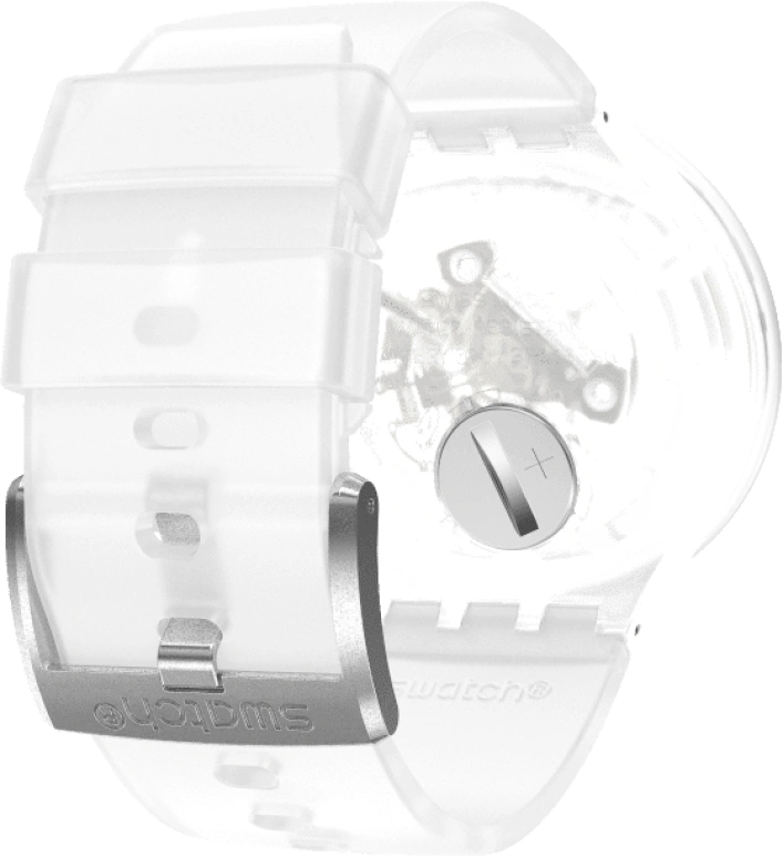 Swatch,CLEAR 47mm,47mm,Open,SB01K100