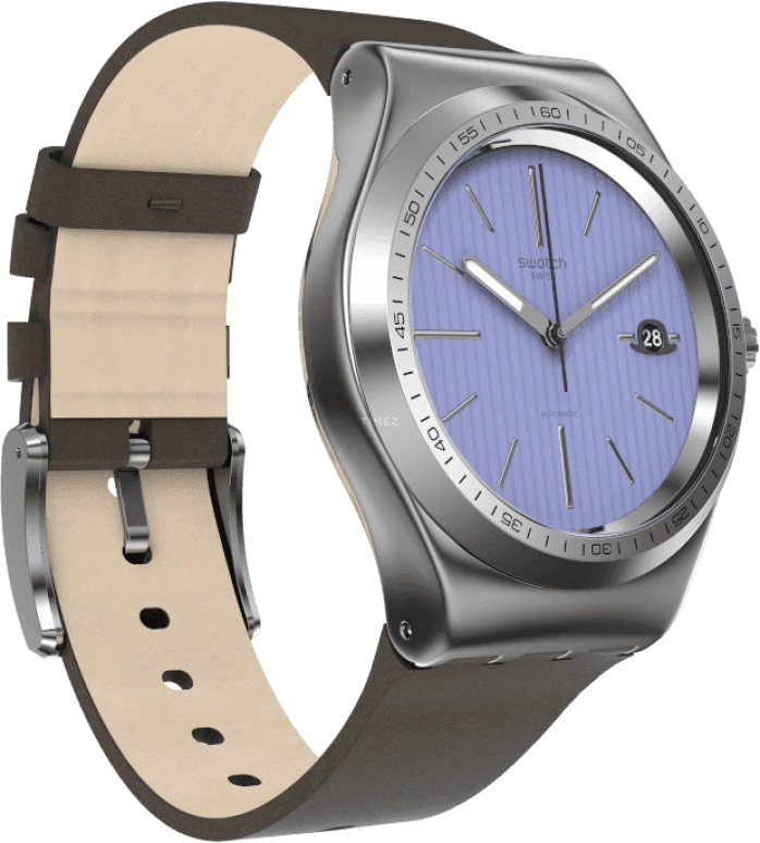 Swatch,IRONY 42mm,42mm,Blue,Open,YIZ405