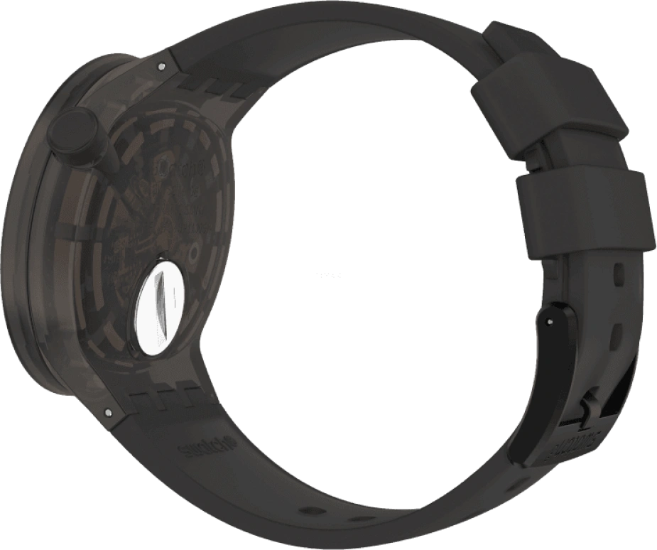 Swatch,THE BOLD 47mm,47mm,Plastic,Coffee,Brown,SO27B115