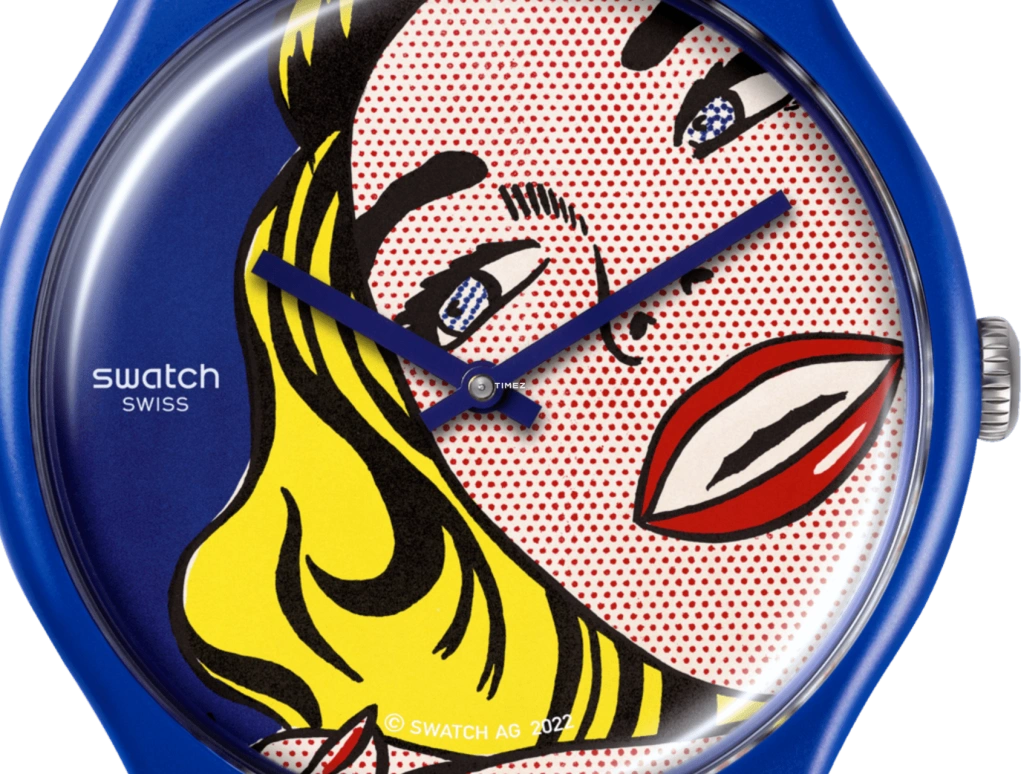 Swatch,Originals 41mm,41mm,Plastic,Blue,Multi-Color,Quartz,Sapphire,Crystal Glass,Round,SUOZ352