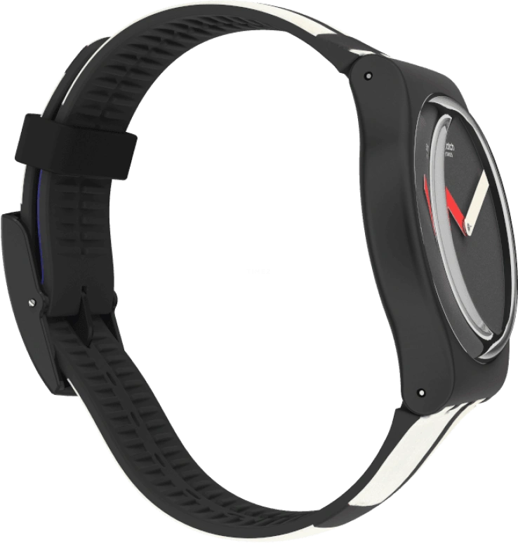 Swatch,Originals 41mm,41mm,Plastic,Black,Quartz,Sapphire,Crystal Glass,Round,SUOZ344