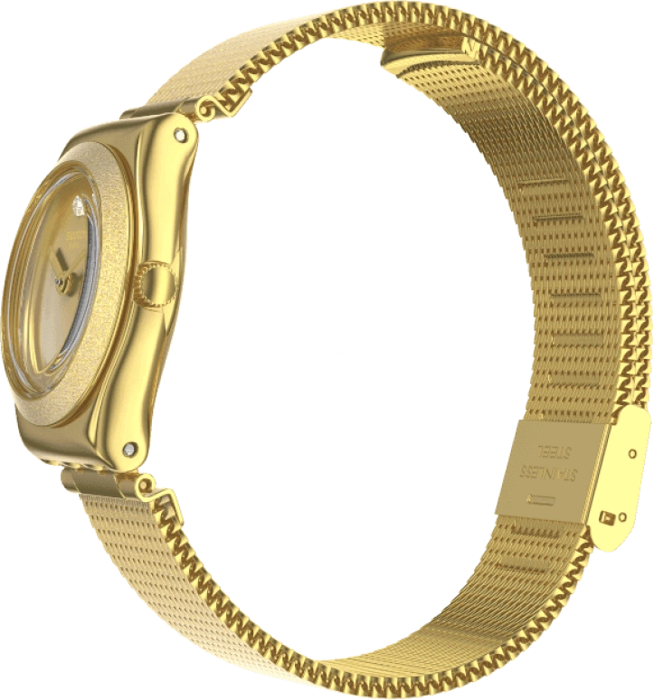 Swatch,IRONY 25x28.70mm,25x28.70mm,Gold,YSG167M