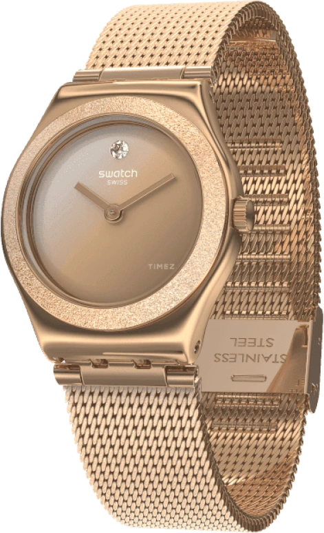 Swatch,IRONY 25x28.70mm,25x28.70mm,Rose Gold,YSG166M