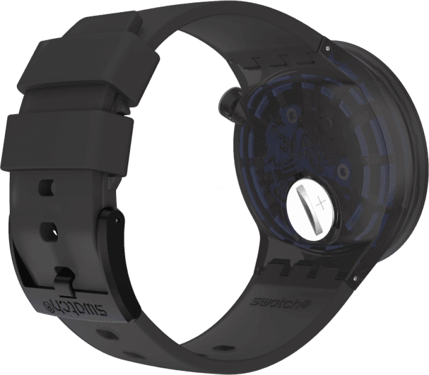 Swatch,THE BOLD 47mm,47mm,Plastic,Blue,SO27B111