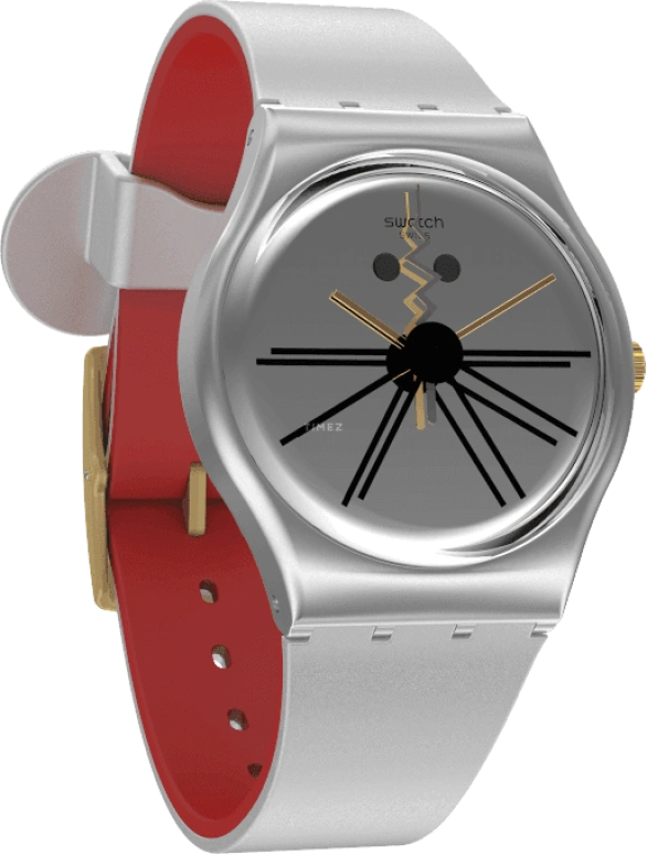 Swatch,Originals 34mm,34mm,Plastic,Sapphire,Crystal Glass,GZ327