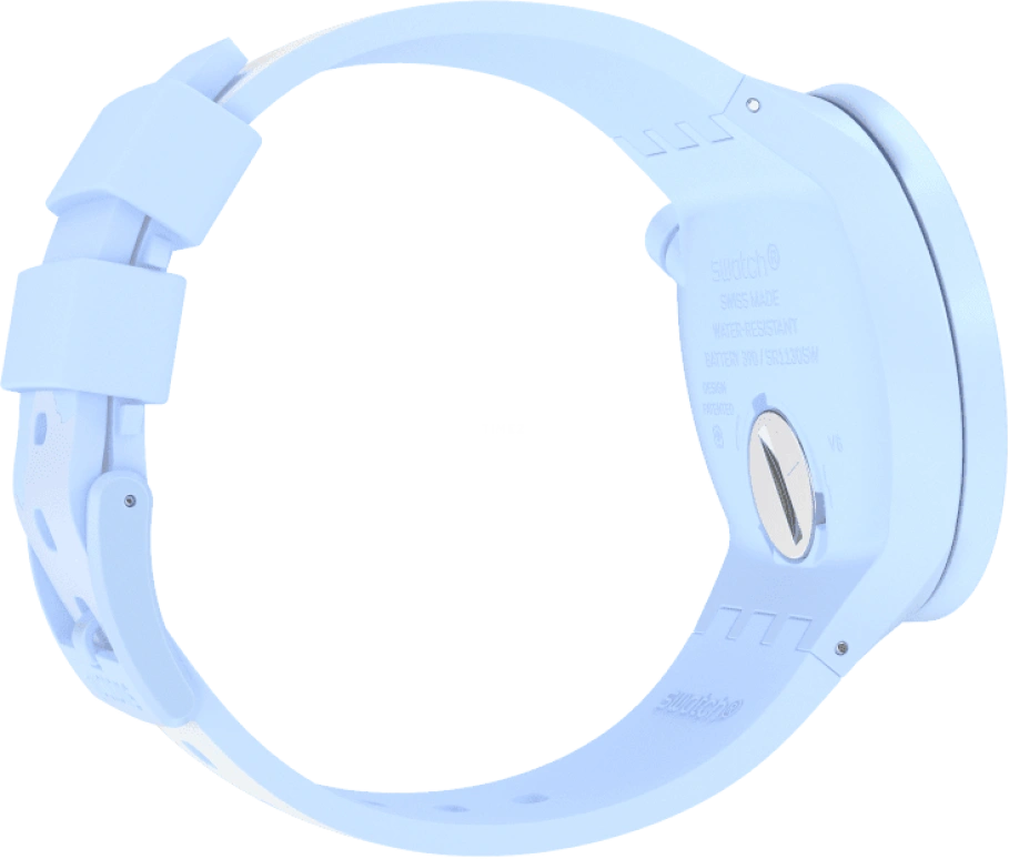 Swatch,THE BOLD 47mm,47mm,Bioceramic,Ceramic,Blue,Sapphire,Crystal Glass,SB03N102