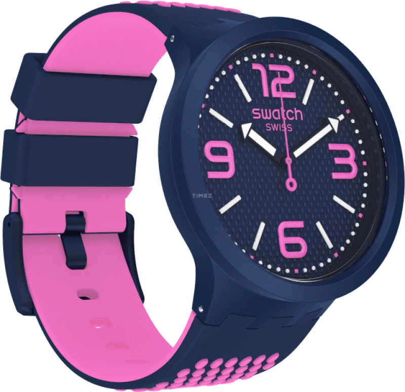 Swatch,THE BOLD 47mm,47mm,Plastic,Black,SO27N103