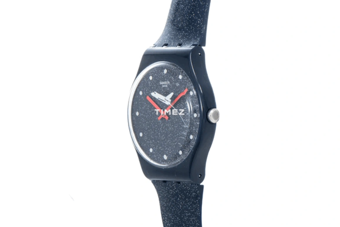 Swatch,Originals 47.40mm,47.40mm,Plastic,Blue,Quartz,Round,SUOZ305