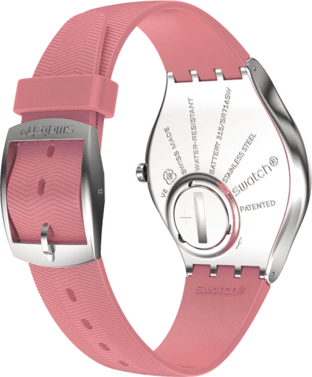 Swatch,SKIN 38mm,38mm,Pink,SYXS135