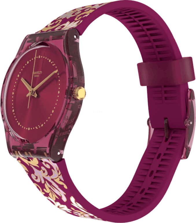 Swatch,Special Edition 34mm,34mm,Purple Red,Red,GR179
