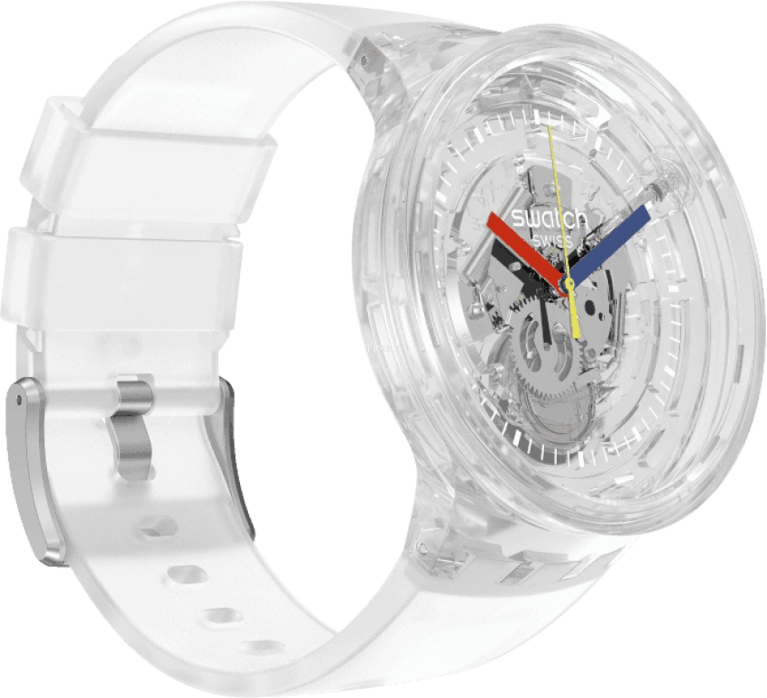 Swatch,THE BOLD 47mm,47mm,Plastic,Transparent,SO27E100