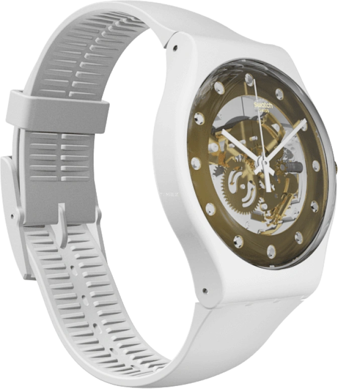 Swatch,Originals 41mm,41mm,Plastic,Yellow,SUOZ148