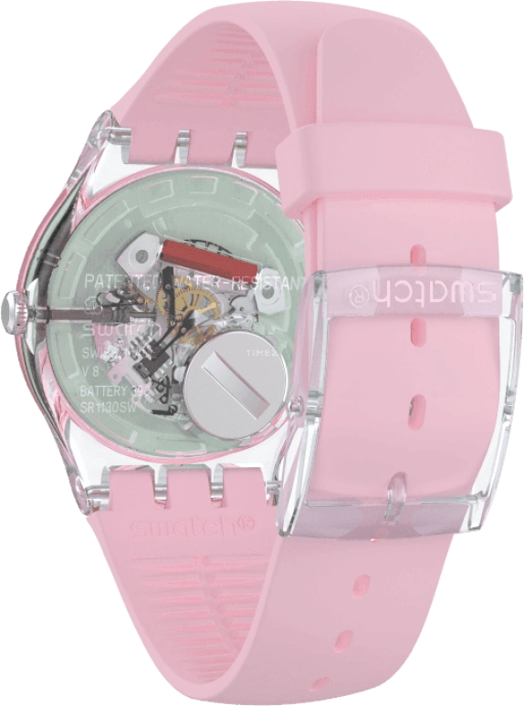 Swatch,Originals 41mm,41mm,Plastic,Pink Red,Red,SUOK710