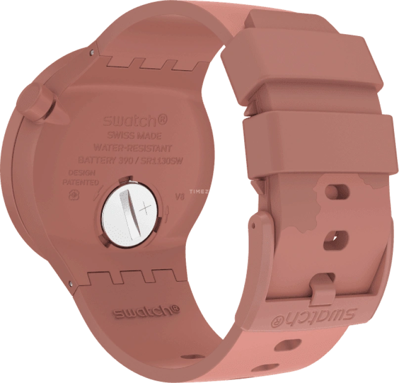 Swatch,THE BOLD 47mm,47mm,Bioceramic,Ceramic,Red,Sapphire,Crystal Glass,SB03R100