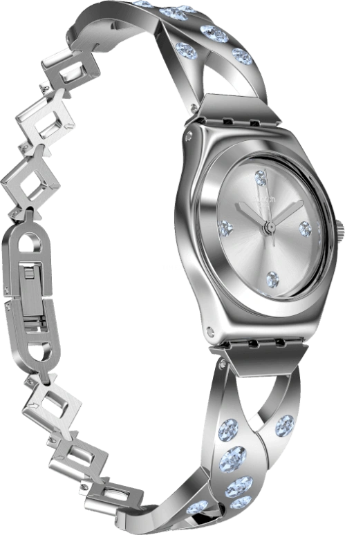 Swatch,IRONY 25mm,25mm,Stainless Steel,Silver White,YSS332G