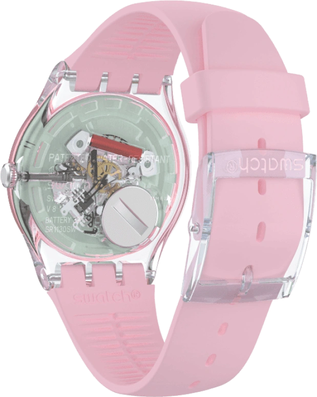 Swatch,Originals 41mm,41mm,Plastic,Pink Red,Red,SUOK710