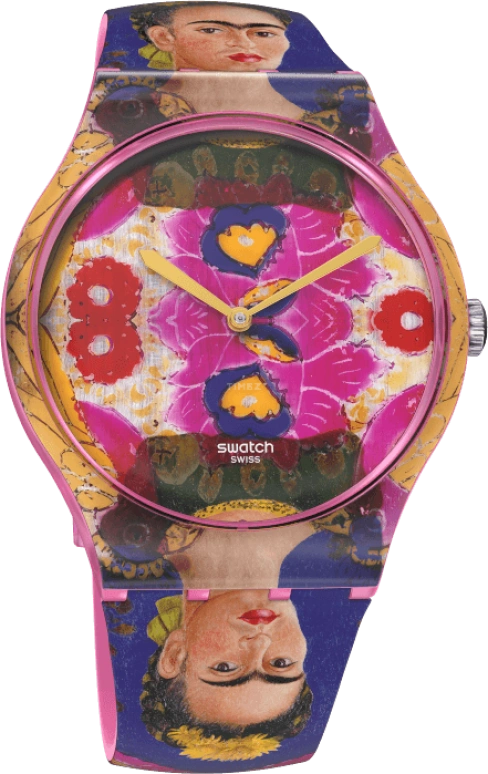 Swatch,Originals 41mm,41mm,Plastic,Multi-Color,Quartz,Sapphire,Crystal Glass,Round,SUOZ341
