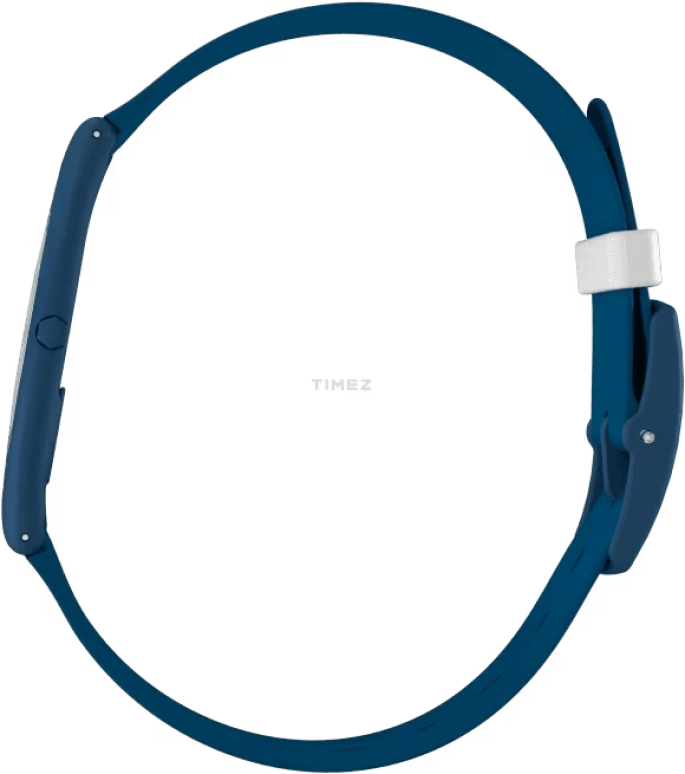 Swatch,SKIN 34mm,34mm,Plastic,White,Quartz,Tonneau,Blue,SFN124