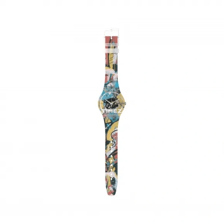 Swatch,Other 41mm,41mm,Plastic,Transparent,Quartz,Sapphire,Crystal Glass,Round,SUOK144,SUOK144-025