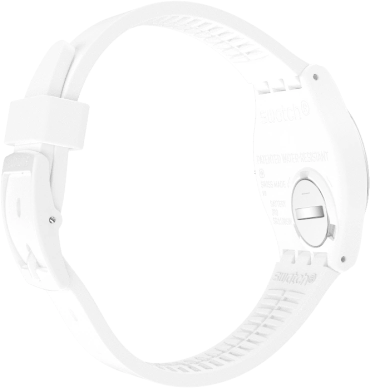 Swatch,Originals 39.20mm,39.20mm,Plastic,White,Sapphire,Crystal Glass,GW716